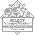 select shingle master certified logo