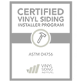 certified vinyl siding installer icon