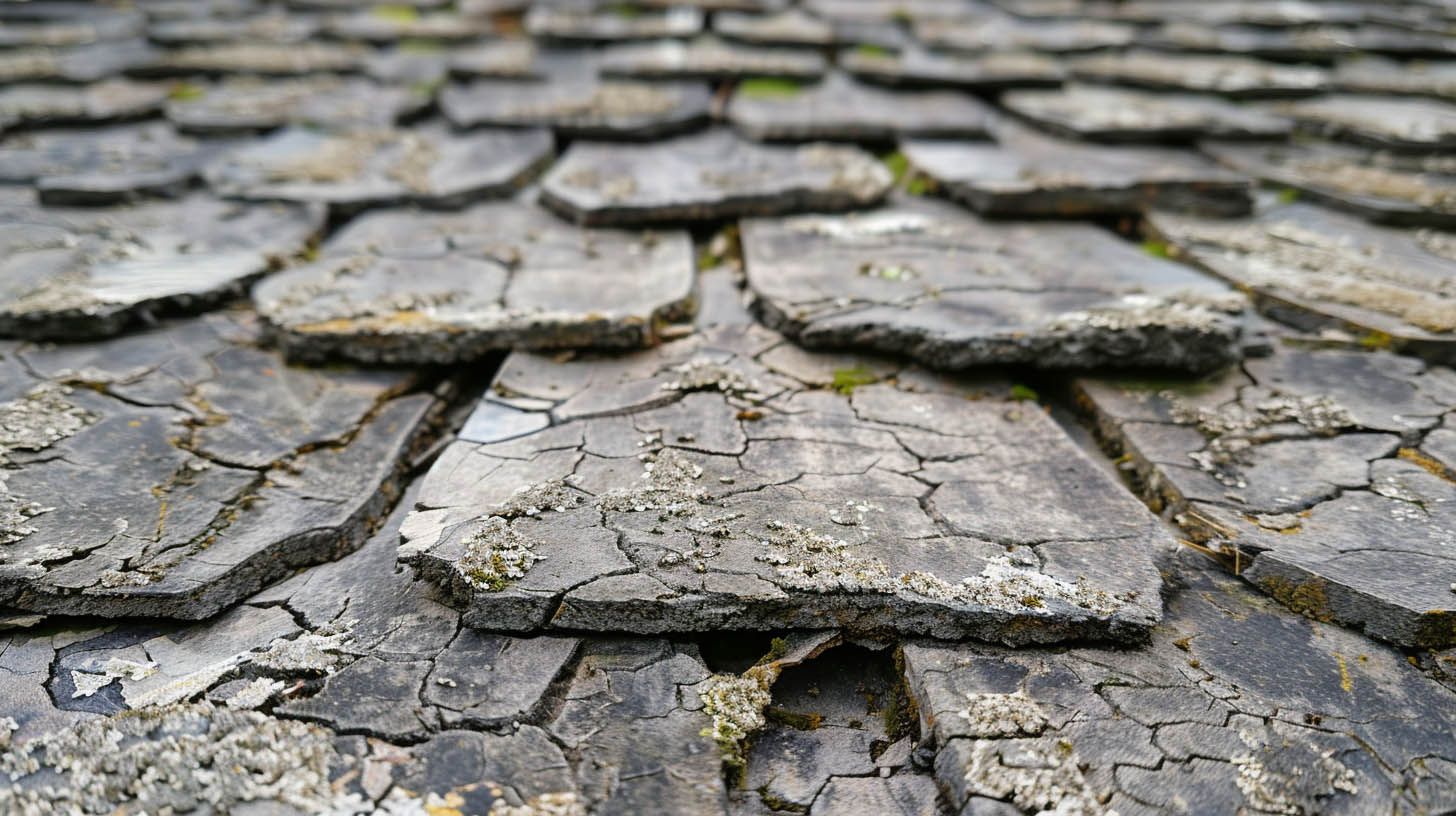 Signs Of Wear On An Older Asphalt Roof