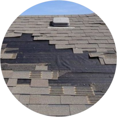 Missing Or Cracked Shingles Or Tiles